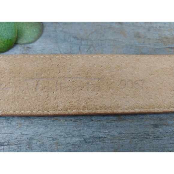 Vintage Talbots Brown Leather Belt Womens Size Large - Picture 10 of 10
